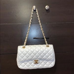 White purse